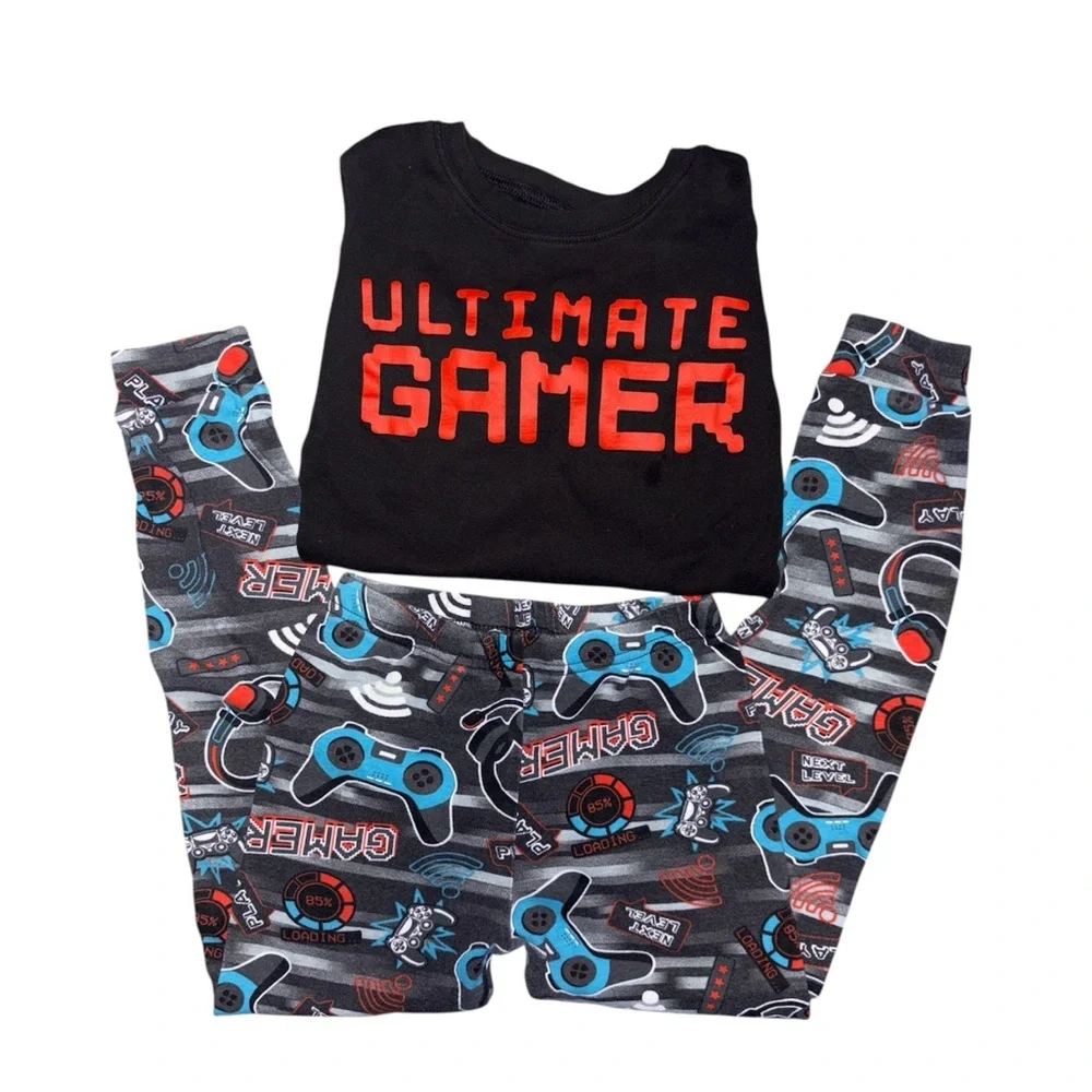 Place Kids PJ Ultimate‎ Gamer 100% Cotton Pajamas Pants Set Boys Size 8